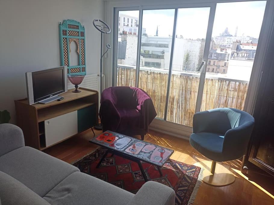 Apartament Vue Sur Le Sacre Coeur Montmartre Paryż Zewnętrze zdjęcie